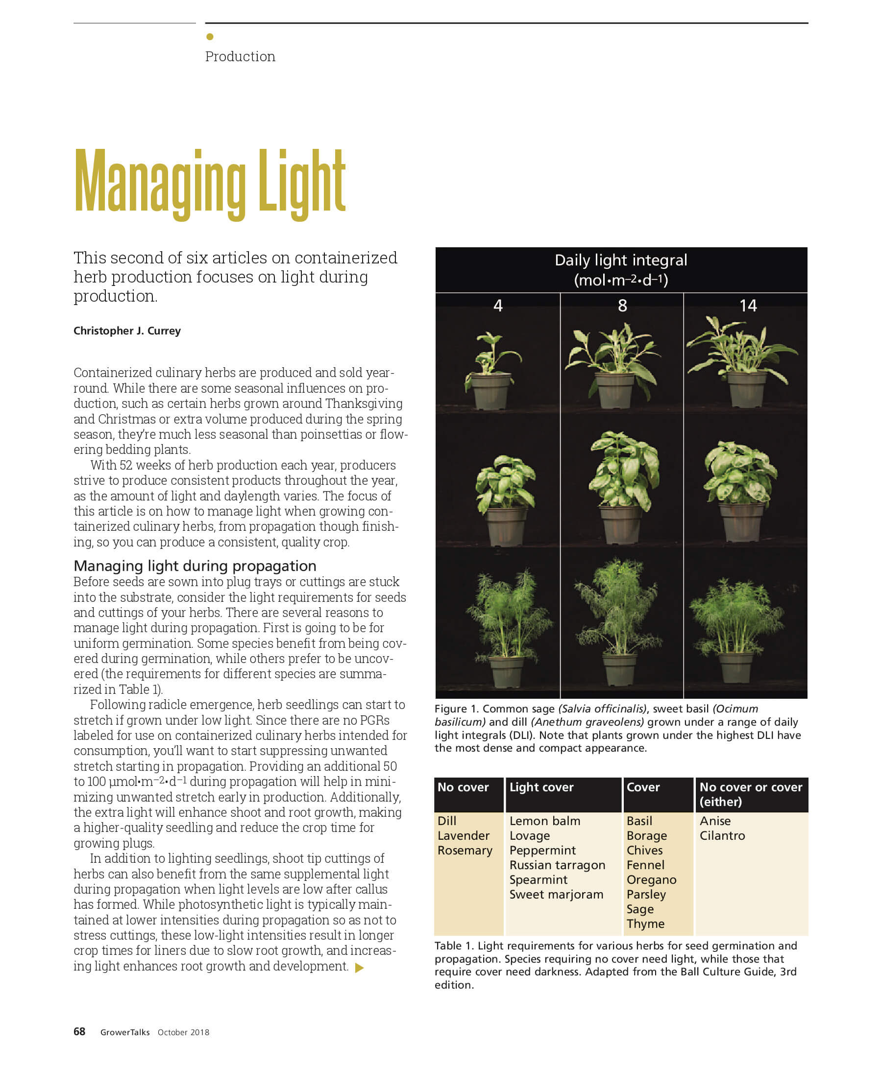 Managing Light